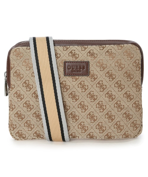 Guess（ゲス）の「STRAVE  Crossbody（ショルダーバッグ・メンズ・ブラック/ライトベージュ/グレー・ONE SIZE）」の3枚目の写真