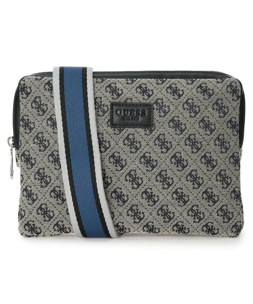 Guess（ゲス）の「STRAVE  Crossbody（ショルダーバッグ・メンズ・ブラック/ライトベージュ/グレー・ONE SIZE）」の9枚目の写真