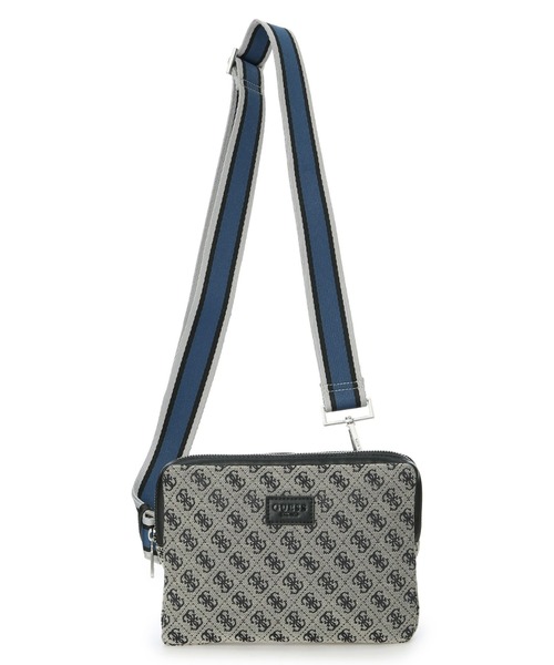 Guess（ゲス）の「STRAVE  Crossbody（ショルダーバッグ・メンズ・ブラック/ライトベージュ/グレー・ONE SIZE）」の8枚目の写真