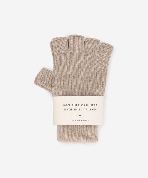 Morris & Sons(モリスアンドサンズ)の「MORRIS & SONS | カシミヤフィンガーレスグローブ(手袋・レディース・ブラック/ライトブラウン/ベージュ/オレンジ/ライトグレー/グリーン・F)」の4枚目の写真