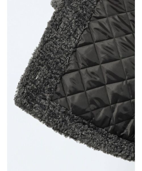 EMODA（エモダ）の「オーバーボアブルゾン（ブルゾン・レディース・アイボリー/ブラック/グレー・FREE）」の17枚目の写真