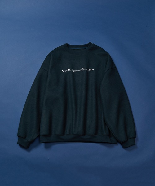 JUNRED（ジュンレッド）の「ウーリーニットバルーンプルオーバー（スウェット・メンズ・ブラック/ダークグリーン/ダークパープル/ベージュ系その他2・S/M/L）」の6枚目の写真