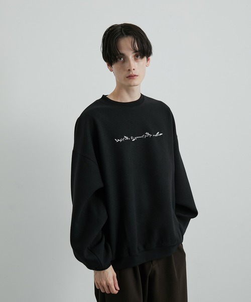 JUNRED（ジュンレッド）の「ウーリーニットバルーンプルオーバー（スウェット・メンズ・ブラック/ダークグリーン/ダークパープル/ベージュ系その他2・S/M/L）」の9枚目の写真