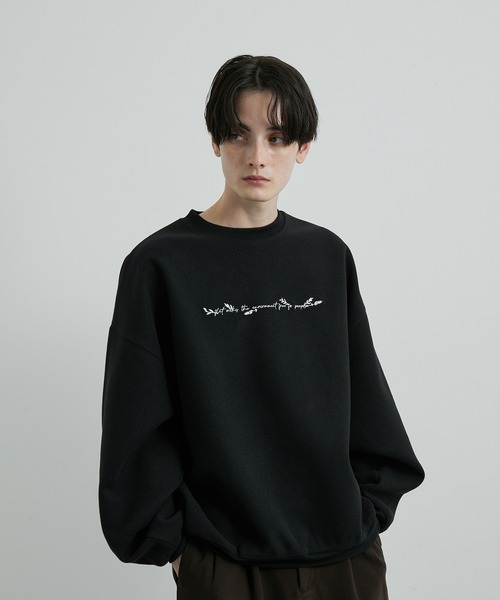 JUNRED（ジュンレッド）の「ウーリーニットバルーンプルオーバー（スウェット・メンズ・ブラック/ダークグリーン/ダークパープル/ベージュ系その他2・S/M/L）」の10枚目の写真