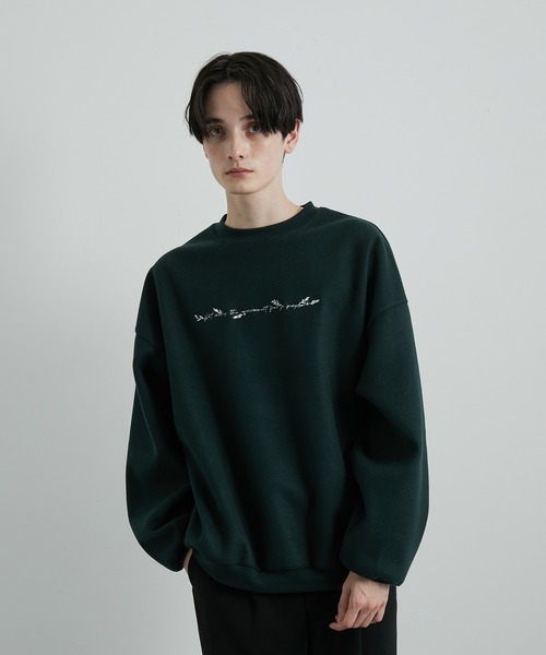 JUNRED（ジュンレッド）の「ウーリーニットバルーンプルオーバー（スウェット・メンズ・ブラック/ダークグリーン/ダークパープル/ベージュ系その他2・S/M/L）」の13枚目の写真