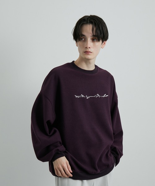 JUNRED（ジュンレッド）の「ウーリーニットバルーンプルオーバー（スウェット・メンズ・ブラック/ダークグリーン/ダークパープル/ベージュ系その他2・S/M/L）」の16枚目の写真