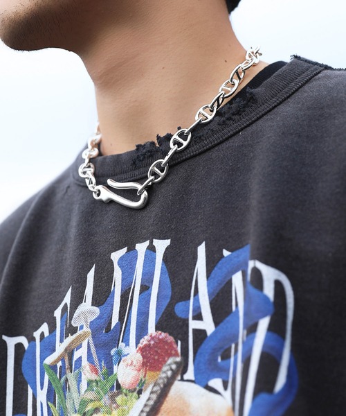 LEGENDA（レジェンダ）の「レジェンダ マリーナチェーンネックレス / LEGENDA Marina Chain Necklace（ネックレス・メンズ・シルバー/ゴールド・FREE）」の4枚目の写真