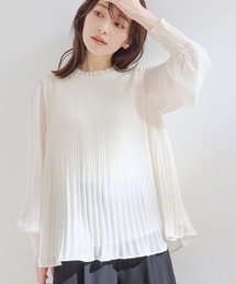 VIS | 【洗える】シフォンプリーツブラウス(シャツ/ブラウス)