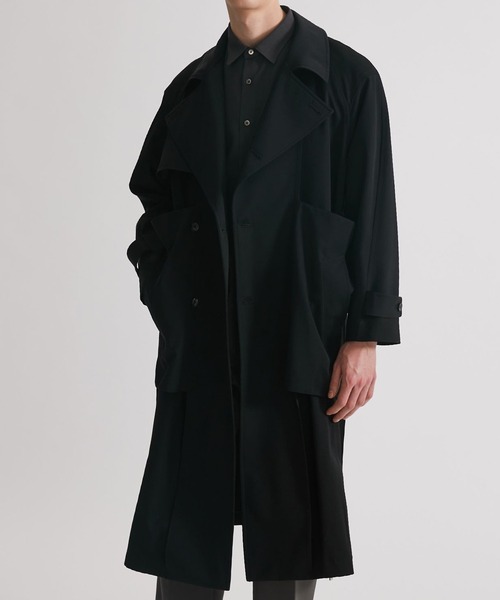 HARD GABARDINE TRENCHCOAT