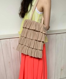 Casselini(キャセリーニ)プリーツフリルトート