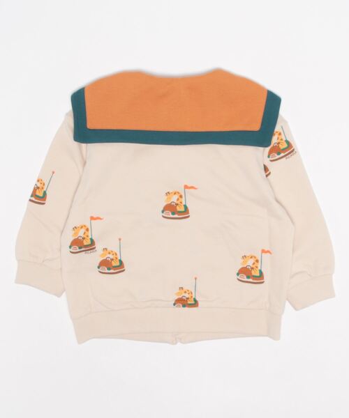 moimoln(モイモルン)の「ベリーZIPアップブルゾン(ブルゾン・キッズ・ベージュ・90cm/100cm/110cm/120cm)」の8枚目の写真