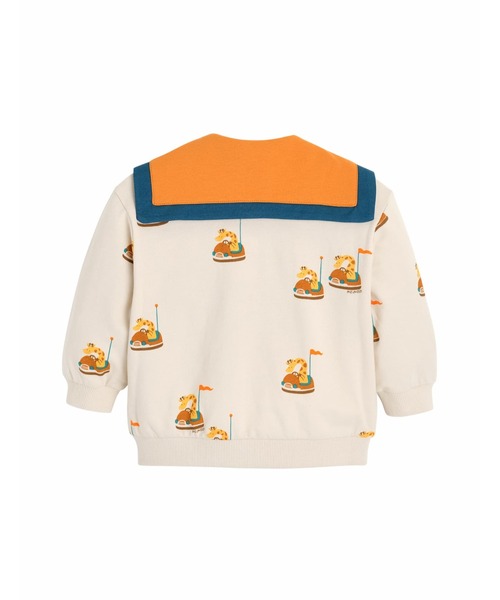 moimoln(モイモルン)の「ベリーZIPアップブルゾン(ブルゾン・キッズ・ベージュ・90cm/100cm/110cm/120cm)」の4枚目の写真