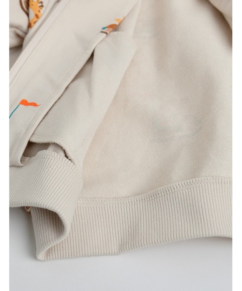 moimoln(モイモルン)の「ベリーZIPアップブルゾン(ブルゾン・キッズ・ベージュ・90cm/100cm/110cm/120cm)」の6枚目の写真