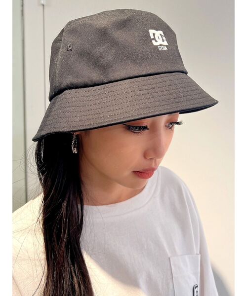 GYDA(ジェイダ)の「GYDA×DC FRONT LOGO バケットHAT(ハット・レディース・ブラック・FREE)」の3枚目の写真