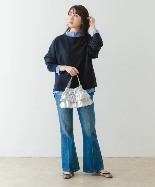 RODE SKO(ロデスコ)の「『35~40サイズ展開』『MADE IN JAPAN』プレーンバレエシューズ(バレエシューズ・レディース・ブラック/アニマル/ホワイト/ブラック系その他/ライトインディゴブルー・37/36/38/35/39/40/36.5/37.5/38.5)」の15枚目の写真