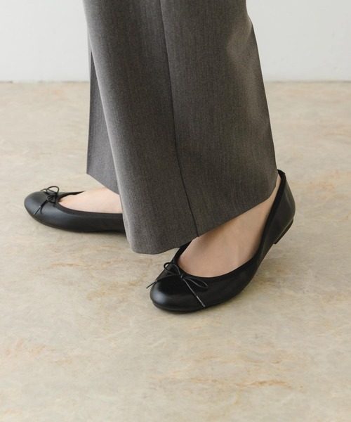 RODE SKO(ロデスコ)の「『35~40サイズ展開』『MADE IN JAPAN』プレーンバレエシューズ(バレエシューズ・レディース・ブラック/アニマル/ホワイト/ブラック系その他/ライトインディゴブルー・37/36/38/35/39/40/36.5/37.5/38.5)」の20枚目の写真