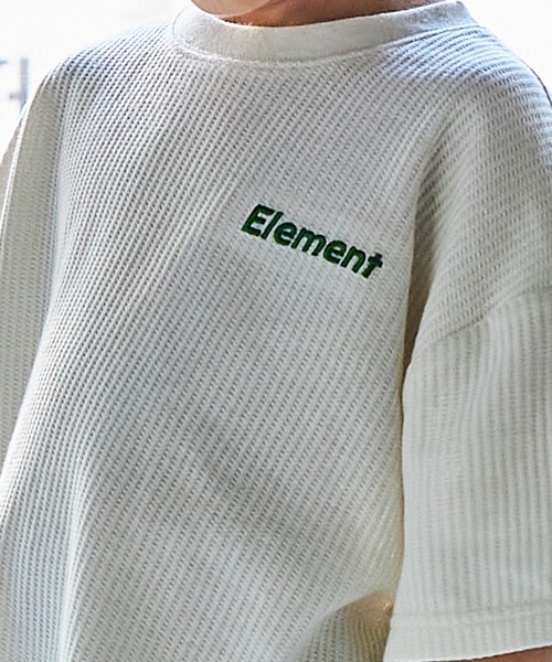 PAIRMANON STREET(ペアマノンストリート)の「【PAIRMANON STREET】【ふんわりワッフル】ワンポイント刺繍半袖Tシャツ(Tシャツ/カットソー・キッズ・イエロー/ブラック/グリーン/ネイビー/アイボリー・90/100/110/140/150/120/130)」の6枚目の写真