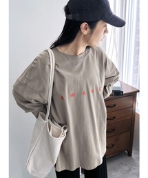 reca | 【お気に入り数2.6万人突破！】ゆるっとルーズ感！オーバーサイズロゴロンT(Tシャツ/カットソー)