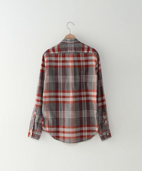 Steven Alan(スティーブンアラン)の「<Steven Alan> BIG DBY/CHK RV/SM REG/シャツ◆(シャツ/ブラウス・メンズ・グレー・MEDIUM/X-LARGE/LARGE/SMALL)」の2枚目の写真