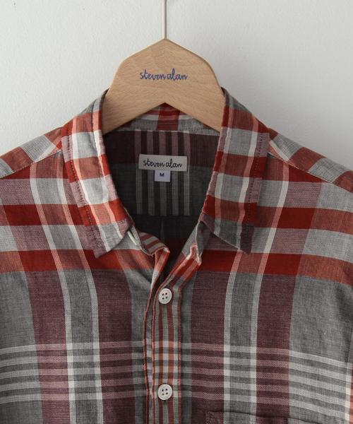 Steven Alan(スティーブンアラン)の「<Steven Alan> BIG DBY/CHK RV/SM REG/シャツ◆(シャツ/ブラウス・メンズ・グレー・MEDIUM/X-LARGE/LARGE/SMALL)」の3枚目の写真