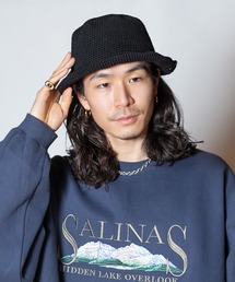 CA4LA ハット クロッシェ CA4LA（カシラ）の「COTTON HAND-KNIT CROCHE 4（ハット）」 - WEAR