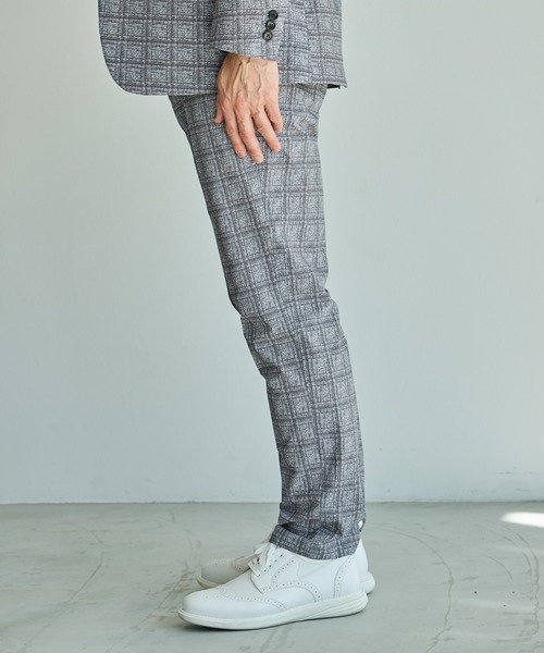 UNION STATION（ユニオンステーション）の「ポリエステルサッカースラックス（スラックス・メンズ・ライトグレー/ネイビー・S/M/L/LL）」の7枚目の写真