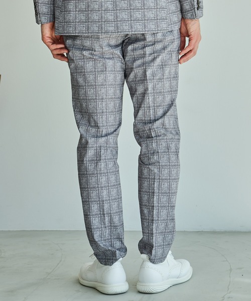 UNION STATION（ユニオンステーション）の「ポリエステルサッカースラックス（スラックス・メンズ・ライトグレー/ネイビー・S/M/L/LL）」の8枚目の写真