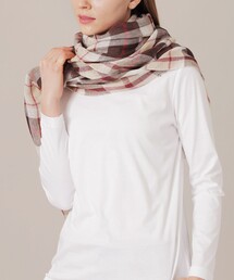 MACKINTOSH LONDON | ハウスチェック麻ストール(ストール/ショール)