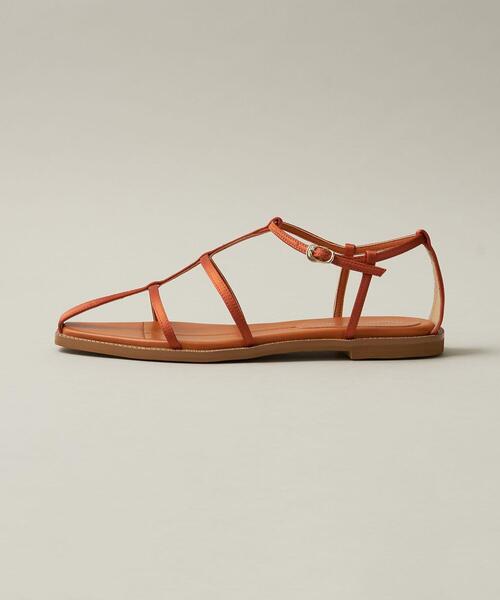 ODETTE E ODILE（オデットエオディール）の「クロスフレームSTN サンダル15↓↑（サンダル・レディース・ダークブラウン/ブラック/オレンジ・24cm/22.5cm/22cm/21.5cm/23cm/23.5cm/24.5cm/25cm）」の7枚目の写真