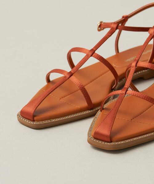 ODETTE E ODILE（オデットエオディール）の「クロスフレームSTN サンダル15↓↑（サンダル・レディース・ダークブラウン/ブラック/オレンジ・24cm/22.5cm/22cm/21.5cm/23cm/23.5cm/24.5cm/25cm）」の17枚目の写真