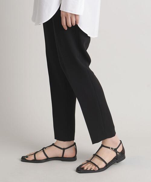 ODETTE E ODILE（オデットエオディール）の「クロスフレームSTN サンダル15↓↑（サンダル・レディース・ダークブラウン/ブラック/オレンジ・24cm/22.5cm/22cm/21.5cm/23cm/23.5cm/24.5cm/25cm）」の8枚目の写真