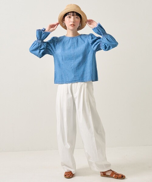「FREAK'S STORE」 長袖ブラウス フリ- オフホワイト レディース FREAK'S STORE オフホワイト 長袖ブラウス - メルカリ