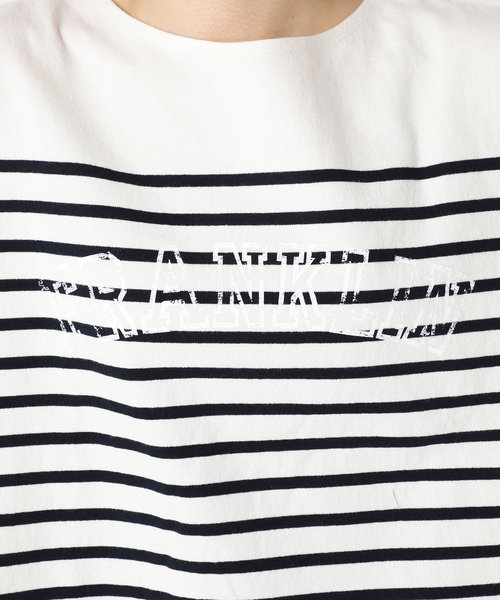 JOURNAL STANDARD relume（ジャーナルスタンダード　レリューム）の「LOGOボーダープルオーバー（Tシャツ/カットソー・レディース・ネイビー/ブルー系その他/パープル・FREE）」の20枚目の写真