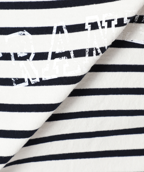 JOURNAL STANDARD relume（ジャーナルスタンダード　レリューム）の「LOGOボーダープルオーバー（Tシャツ/カットソー・レディース・ネイビー/ブルー系その他/パープル・FREE）」の16枚目の写真