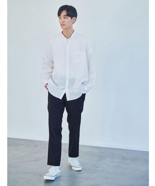 green label relaxing（グリーンレーベルリラクシング）の「TWウォッシャブルトロ ユーティリティー パンツ 9分丈 -ウォッシャブル・ストレッチ・防シワ-（その他パンツ・メンズ・グレー/ブラック/ネイビー/モカ/ロイヤルブルー・M/S/L/XS/XL）」の7枚目の写真