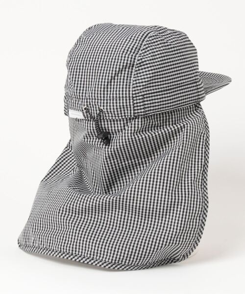 SUPERTHANKS（スーパーサンクス）の「【SUPER THANKS】AWNING COVER JET CAP（キャップ・レディース・ブラック/ホワイト×ブラック/ブラック×ホワイト/グレイッシュベージュ・FREE）」の5枚目の写真