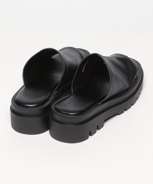 LAKOLE(ラコレ)の「タンクソールスライドサンダル / 188046(スリッポン・レディース・ブラック/グレイッシュベージュ/パイソン・MEDIUM/LARGE)」の13枚目の写真