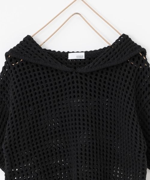 LOWRYS FARM(ローリーズファーム)の「メッシュニットセーラー 191157(ニット/セーター・キッズ・ブラック/アイボリー・110cm/130cm/150cm)」の8枚目の写真