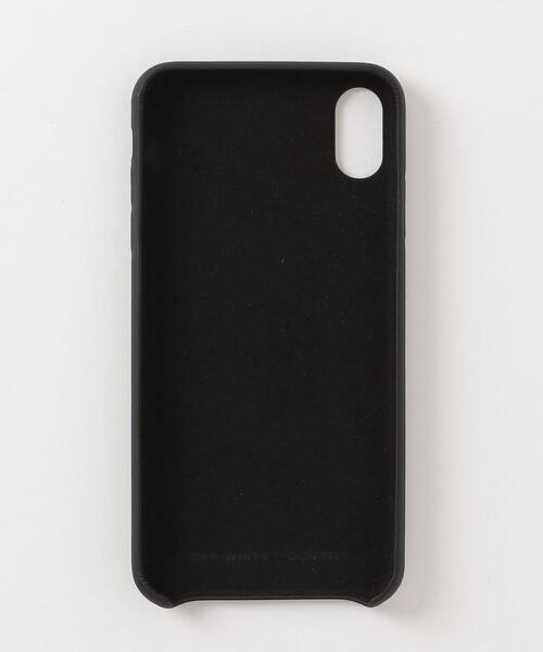 off white（オフホワイト）の「【OFF-WHITE】 オフホワイト スマートフォンケース AIRPORT T IPHONE XS MAX COVER アローロゴ（スマホケース/カバー・メンズ・ブラック・FREE）」の2枚目の写真
