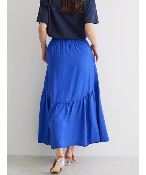 AMERICAN HOLIC（アメリカンホリック）の「ラウンド切り替えギャザースカート（スカート・レディース・ライトグレー/ブラック/ブルー・M/L）」の9枚目の写真