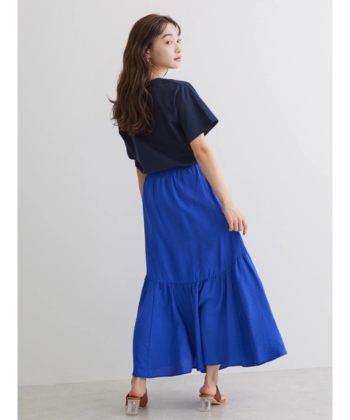 AMERICAN HOLIC（アメリカンホリック）の「ラウンド切り替えギャザースカート（スカート・レディース・ライトグレー/ブラック/ブルー・M/L）」の12枚目の写真