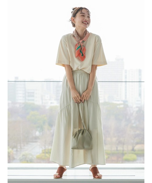 AMERICAN HOLIC（アメリカンホリック）の「ラウンド切り替えギャザースカート（スカート・レディース・ライトグレー/ブラック/ブルー・M/L）」の15枚目の写真