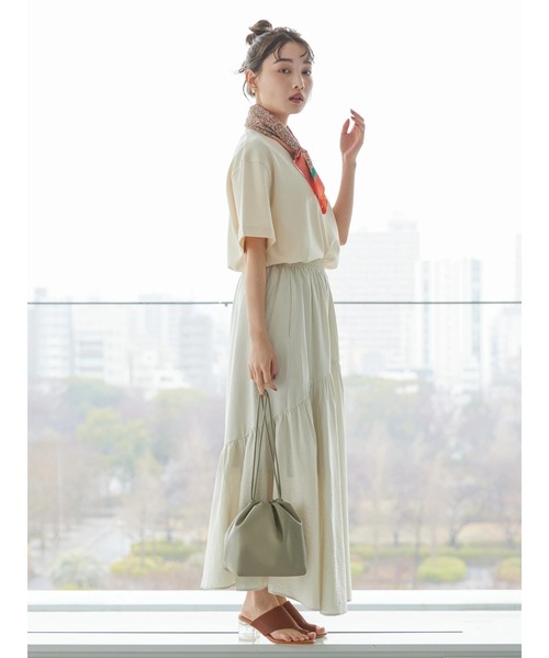 AMERICAN HOLIC（アメリカンホリック）の「ラウンド切り替えギャザースカート（スカート・レディース・ライトグレー/ブラック/ブルー・M/L）」の16枚目の写真