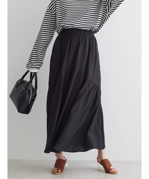 AMERICAN HOLIC（アメリカンホリック）の「ラウンド切り替えギャザースカート（スカート・レディース・ライトグレー/ブラック/ブルー・M/L）」の17枚目の写真