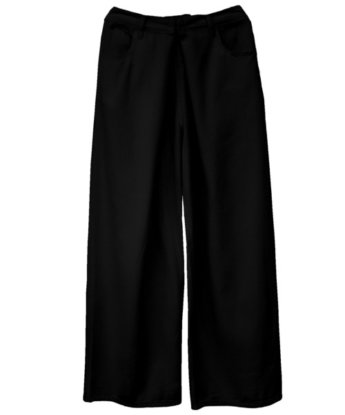 Social GIRL(ソーシャルガール)の「ハイウエストホックタックワイドデニムパンツ(デニムパンツ・レディース・ブラック/サックスブルー/オフホワイト/ブルー・M/L)」の17枚目の写真