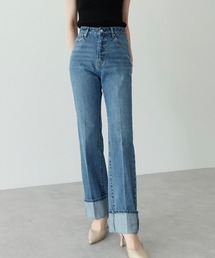 HALUHIROINE | ロールアップストレートデニム(デニムパンツ)