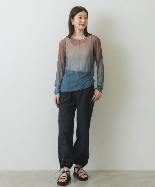 RETRO GIRL(レトロガール)の「グラデシアーTee(Tシャツ/カットソー・レディース・その他1/その他2/その他3/ライトベージュ・FREE)」の5枚目の写真