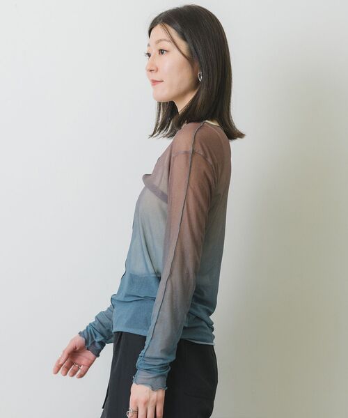 RETRO GIRL(レトロガール)の「グラデシアーTee(Tシャツ/カットソー・レディース・その他1/その他2/その他3/ライトベージュ・FREE)」の10枚目の写真