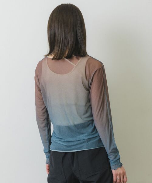 RETRO GIRL(レトロガール)の「グラデシアーTee(Tシャツ/カットソー・レディース・その他1/その他2/その他3/ライトベージュ・FREE)」の11枚目の写真