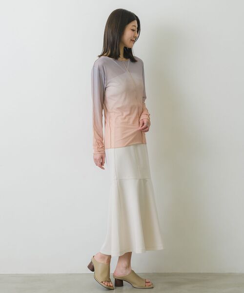 RETRO GIRL(レトロガール)の「グラデシアーTee(Tシャツ/カットソー・レディース・その他1/その他2/その他3/ライトベージュ・FREE)」の21枚目の写真